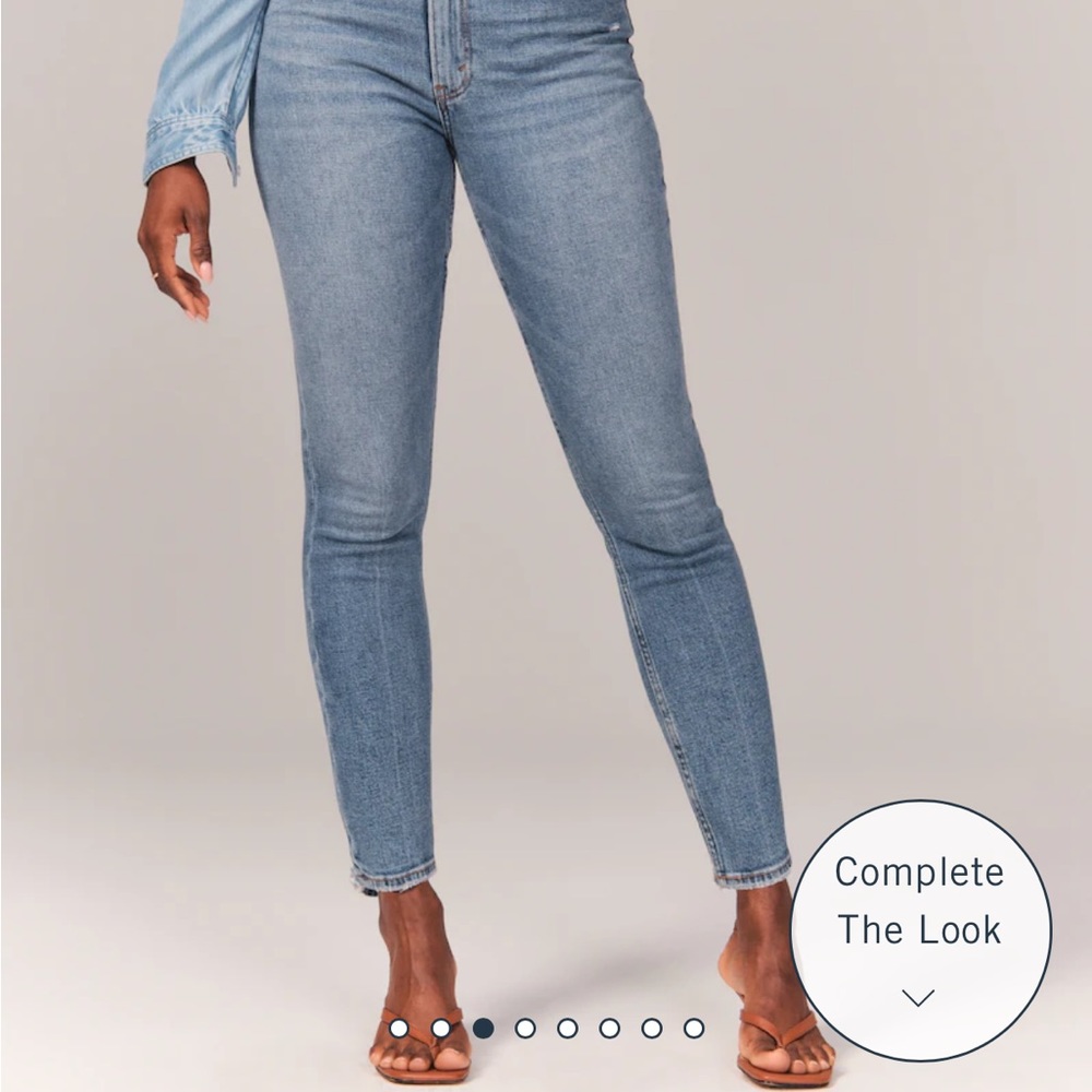 Abercrombie curve love high rise skinny Jean